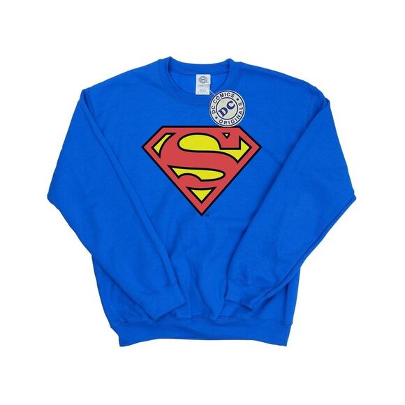 DC Comics Boys Superman Logo Sweatshirt / Royal Blue